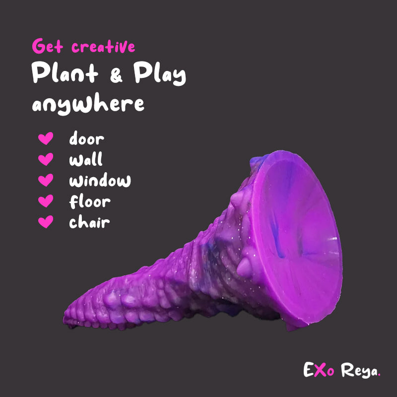 Purple Tentacle Dildo 10"