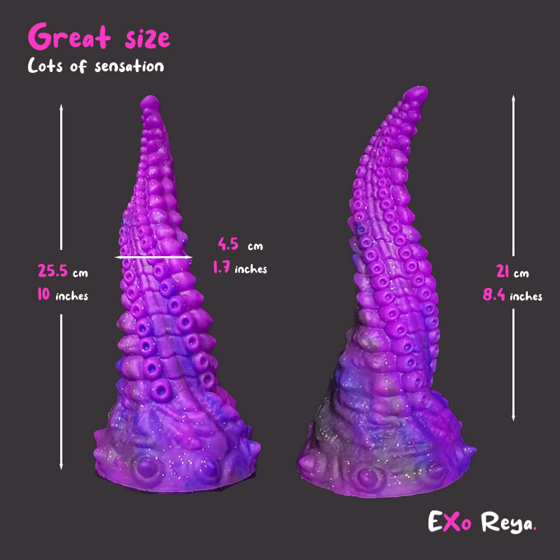 Purple Tentacle Dildo 10"