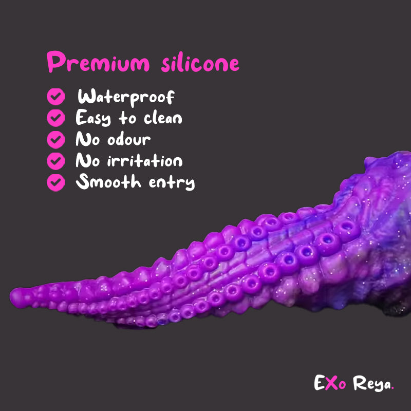 Purple Tentacle Dildo 10"