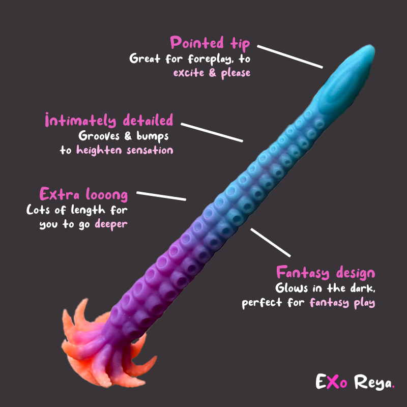 XL Tentacle Dildo, 3 Sizes