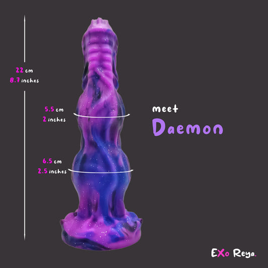 Glow in the Dark Monster Dildo 8.7"